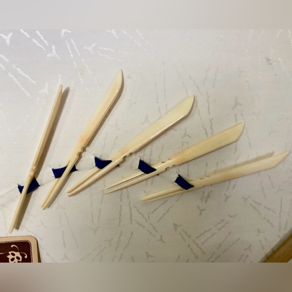 Japanese Nara Arai Lacquerware Urushi 5 Pc Serving Set Inlay MOP Dragonflies - Picture 6 of 9